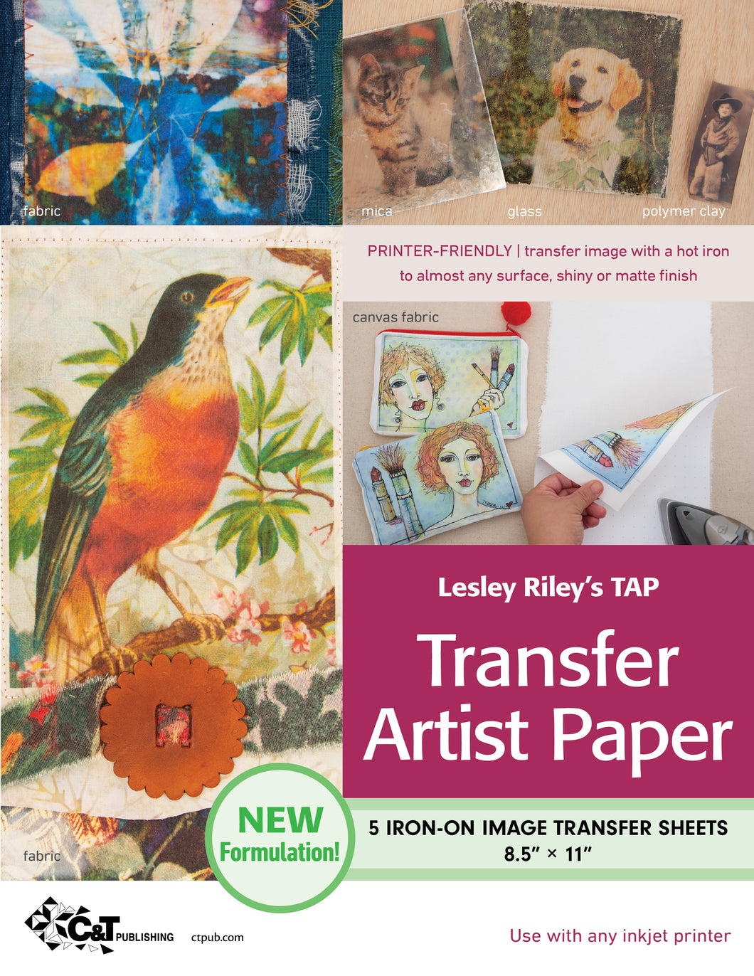 TAP Transfer Artists Paper by Lesley Riley