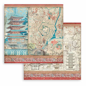 Sir Vagabond In Japan 8" x 8" Scrapbook Paper Pad