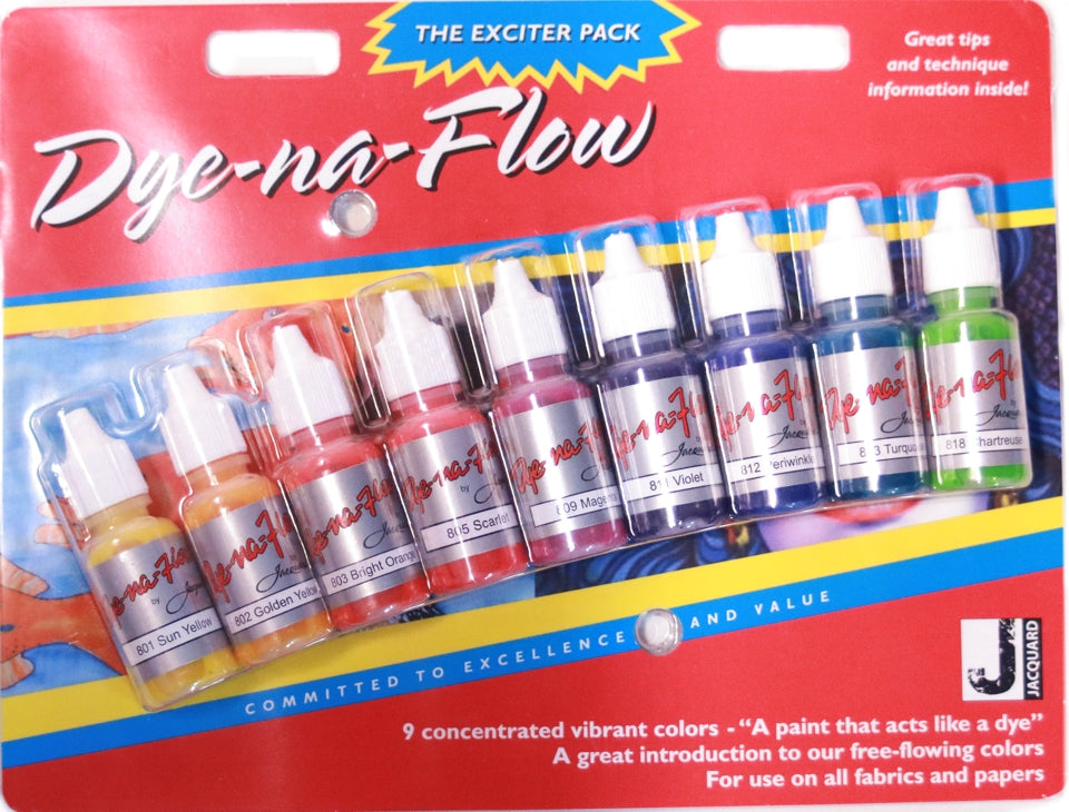 Jacquard Dye-Na-Flow Paint Exciter Pack