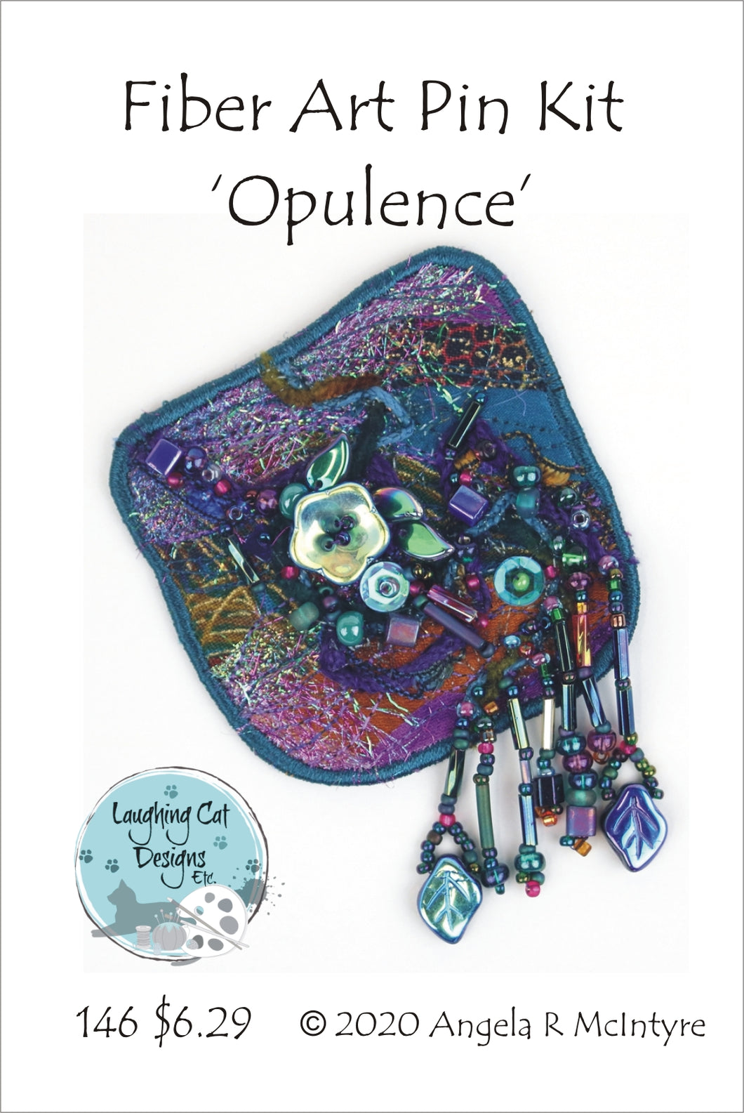 Fiber Art Pin Kit: Opulence