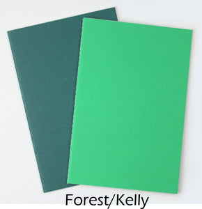 A5 Notebook - Color Combos! Set of 2 notebooks