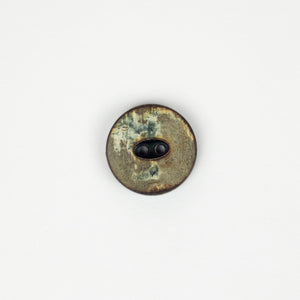 Button: Faux Wood 28mm round