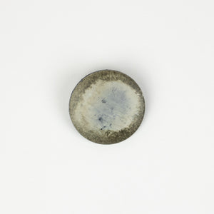 Button: Faux Wood 34mm Round