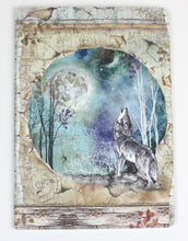 Load image into Gallery viewer, Notebook A5 - Wolf &amp; Moon
