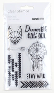 Clear Cling Stamp 6x4 Hide & Seek