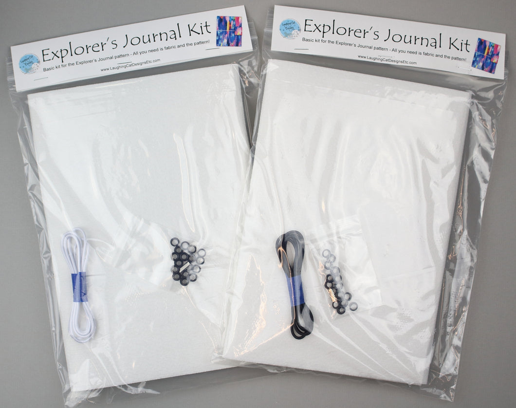 Explorer's Journal Base Kit - White or Black Elastic