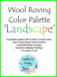 Wool Roving Palette - Landscape
