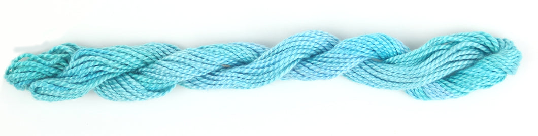 Hand Dyed Pearl Cotton size 3 - Ocean