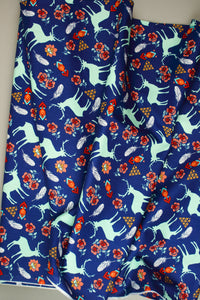 Pachua Collection - Deer on Navy
