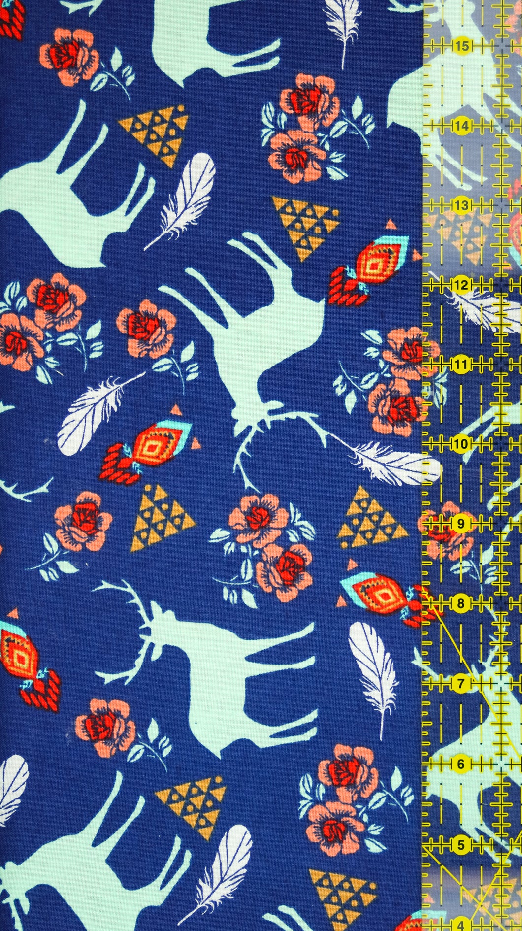 Pachua Collection - Deer on Navy
